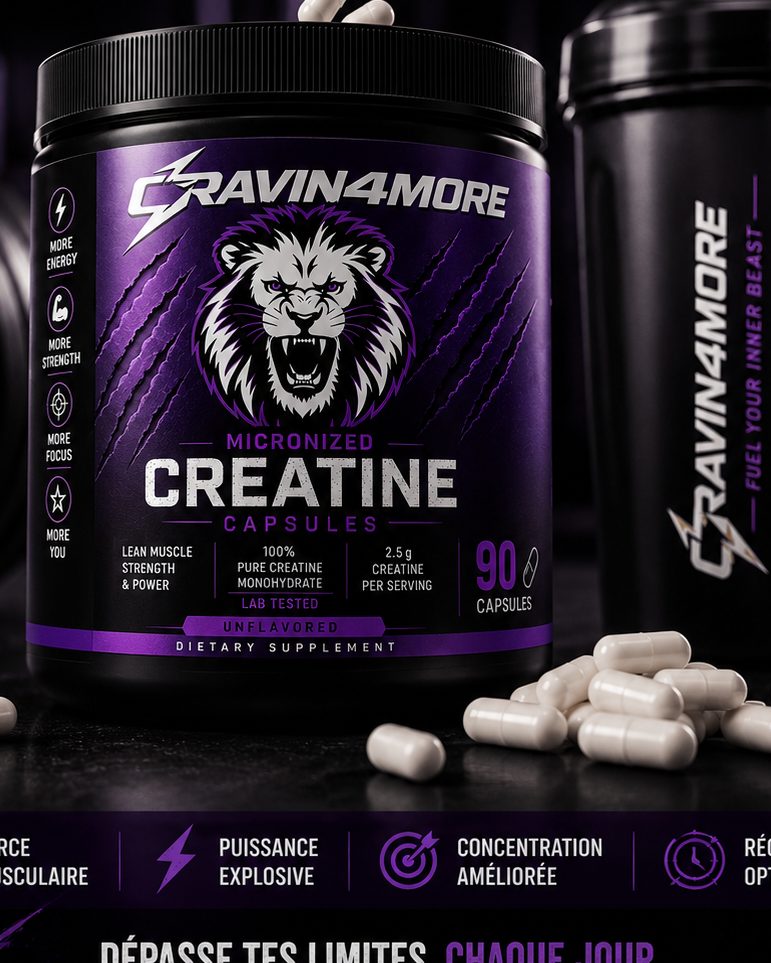 Micronized Creatine Capsules